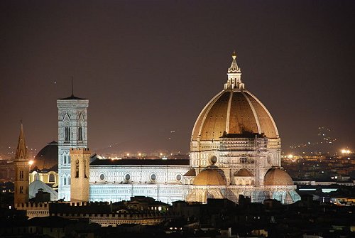 The Duomo, Florence, at night