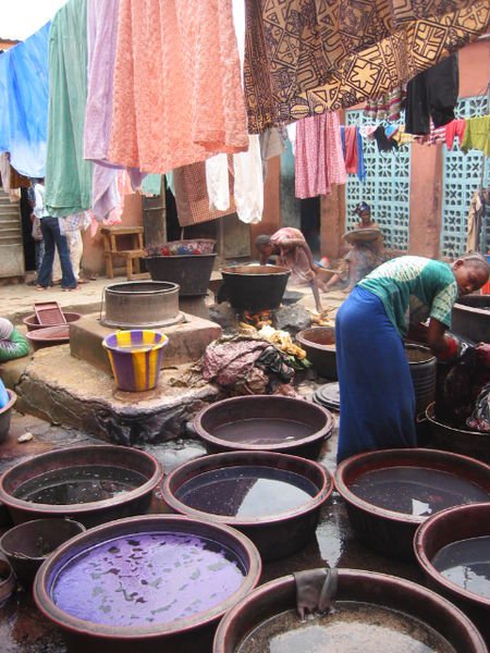 A dyeing trade in Mali