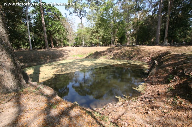 The east pond of the Royal Palace of Angkor Thom