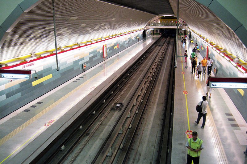 Estación Los Domínicos on the Santiago Metro