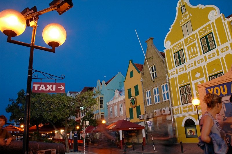 Evening in Willemstad, Curaçao