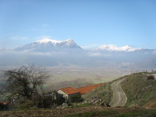 Village of Feneos in Korinthia, Peloponnese Periphery