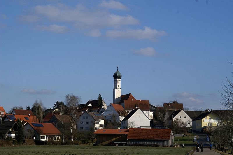 The Neu-Ulm neighborhood of Finningen, Germany