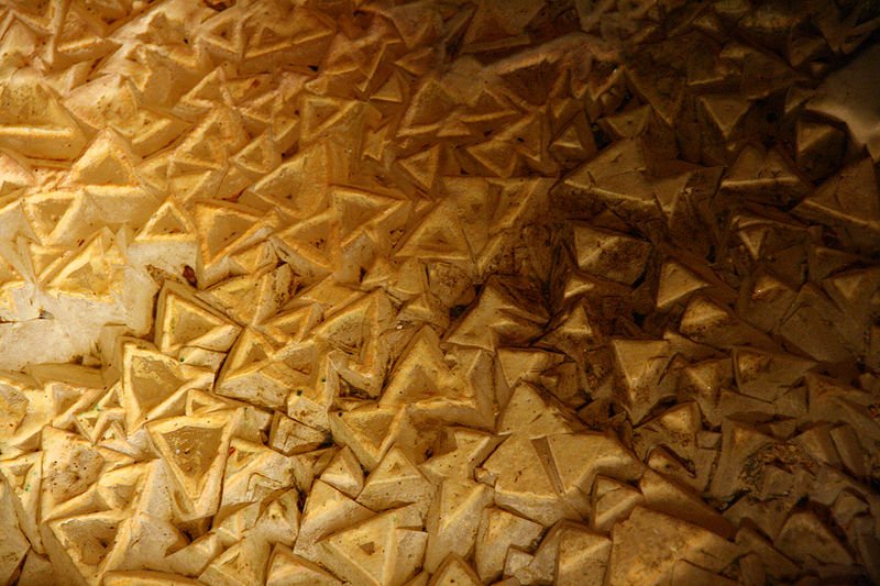 Fractal limestone crystals, Grotte du Grand Roc, Vézère Valley