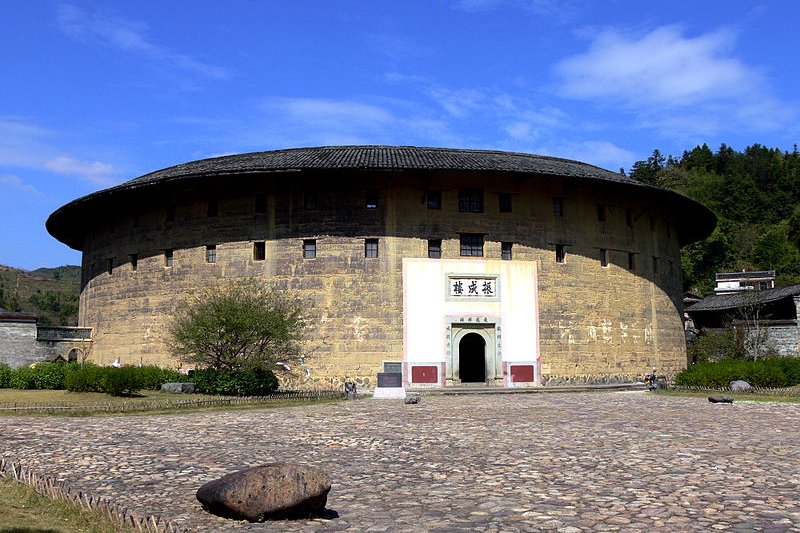 A tulou in Fujian Province, China