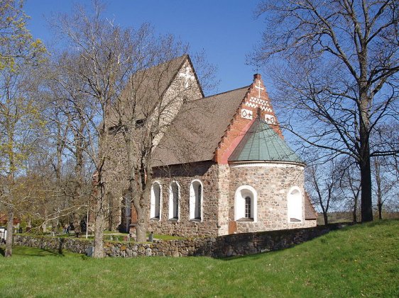 Gamla Uppsala kyrka, the old church of Uppsala