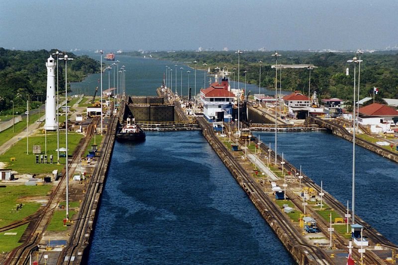 Gatun Locks on the Panama Canal