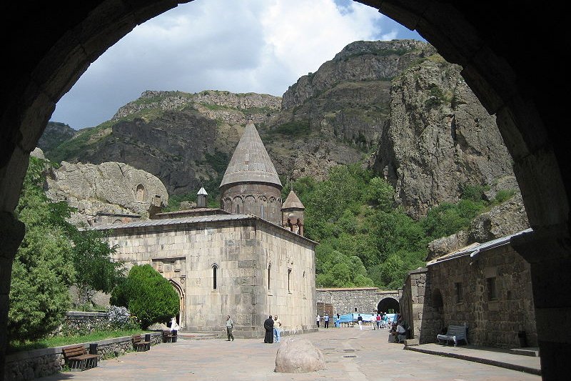 Main entrance, Monastery of Geghard