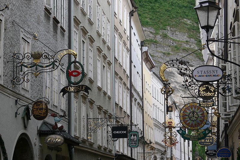 Getreidegasse, Salzburg