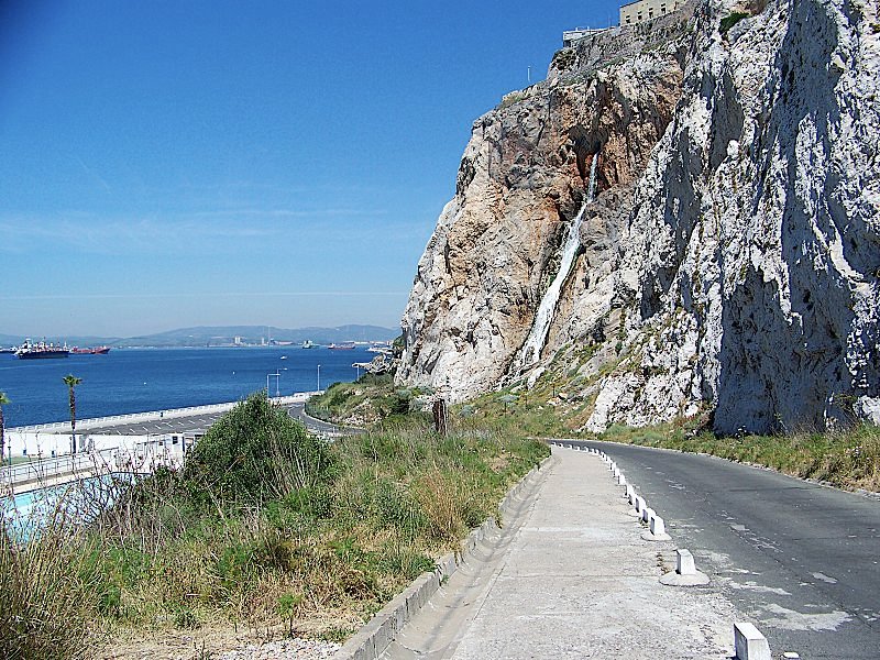 Gibraltar coastal road