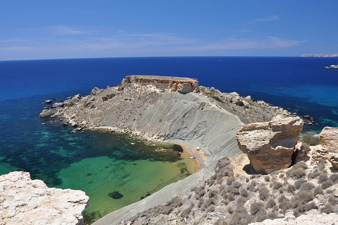Cliffs at Gnejna Bay, Malta