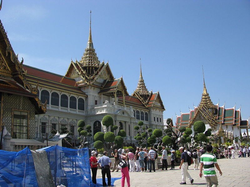 The Chakri Mahaprasat Palace, within the Grand Palace of Bangkok