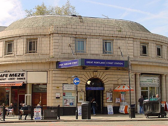 Great Portland Street Tube Station