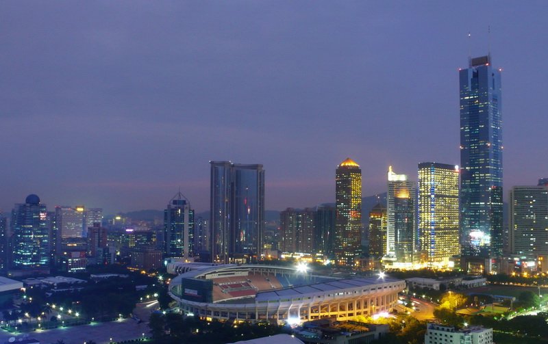 Guangzhou at dusk