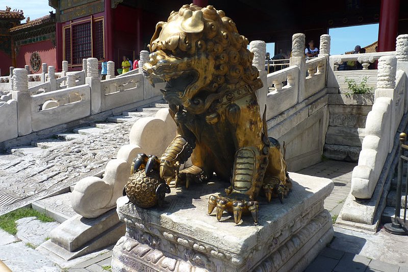 Guardian Lions, Forbidden City