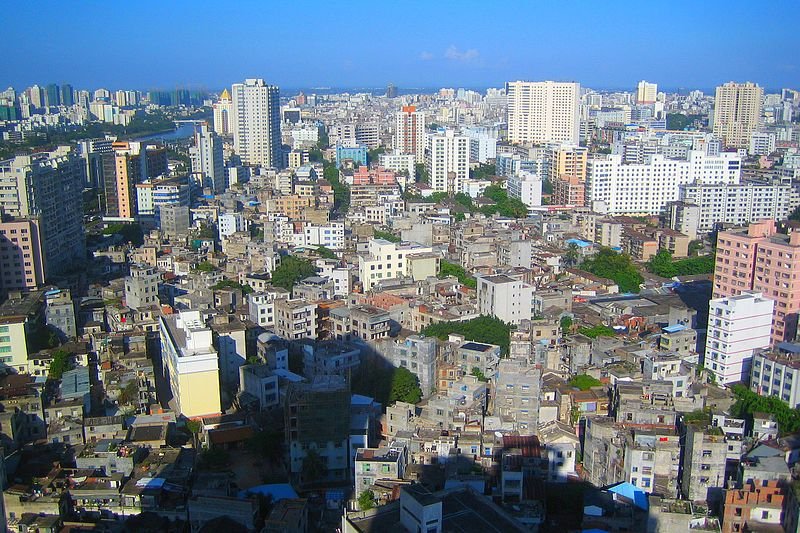 Panoramic view of Haikou