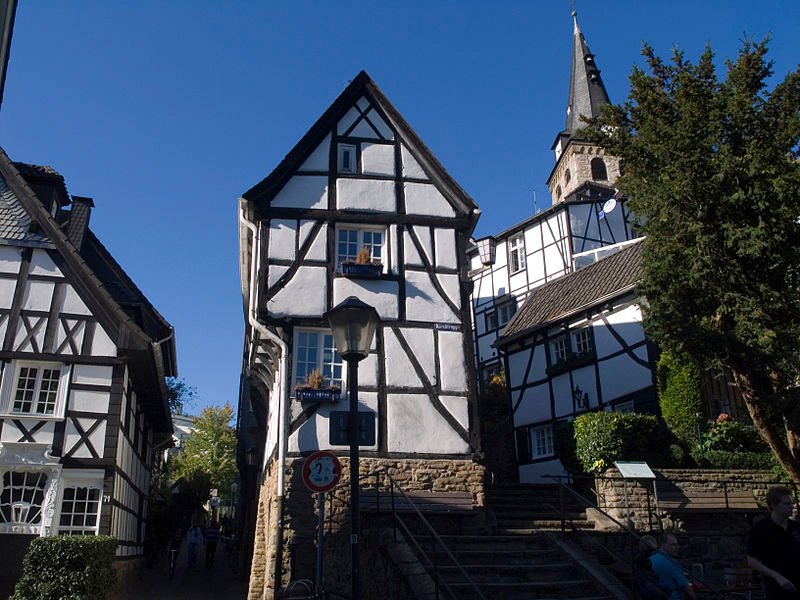 Half-timber houses in Essen-Kettwig