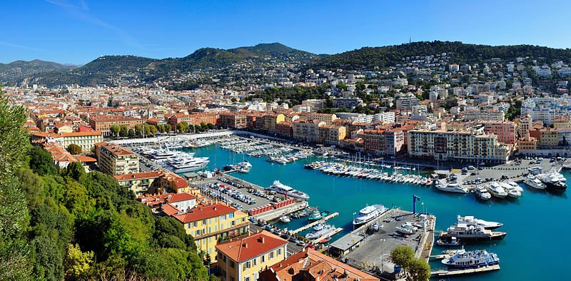 Harbour of Nice, France