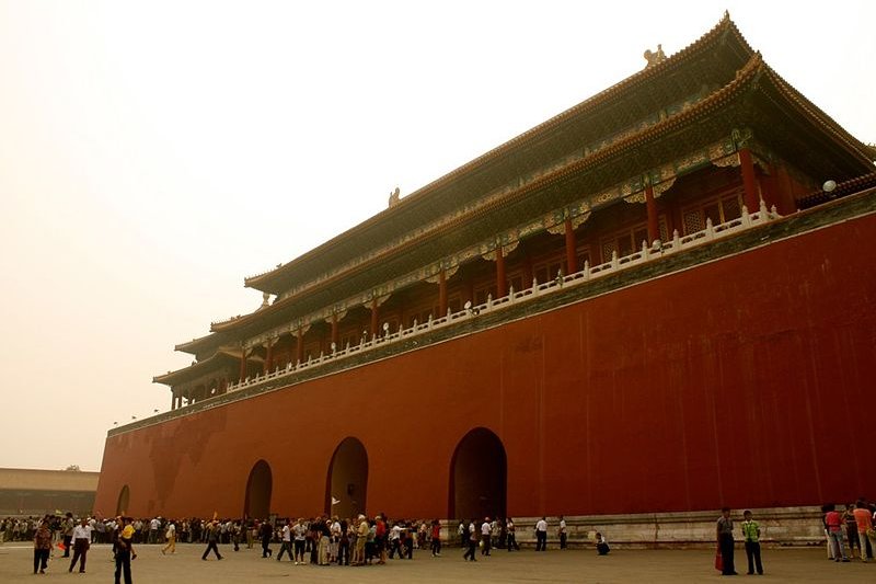 Hazy day at the Forbidden City