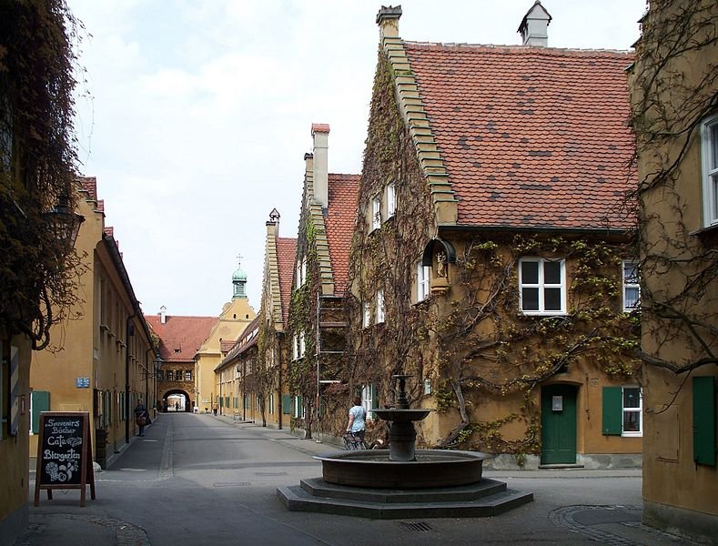 Herrengasse in Fuggerei, Augsburg