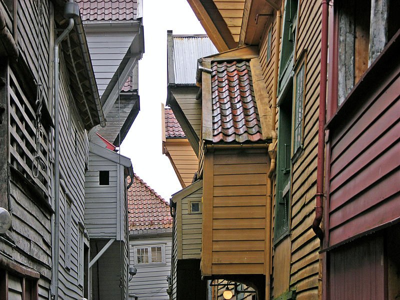 Houses in Bergen Hanseviertel