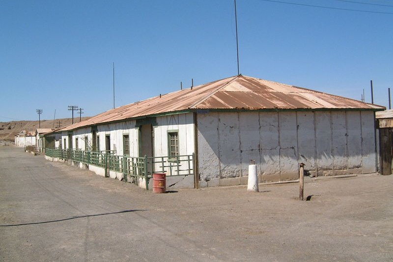 Worker's house in Humberstone Saltpeter Works, Chile