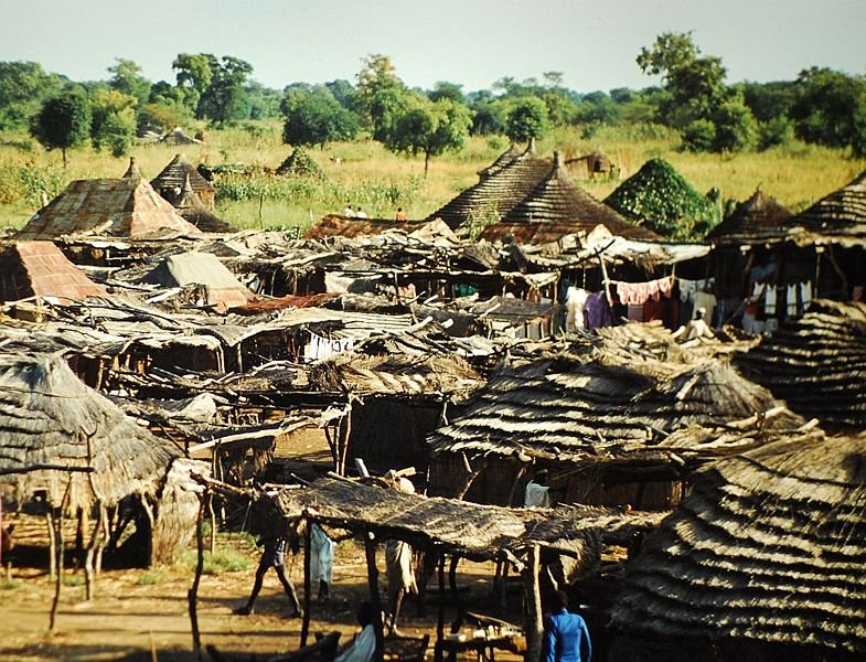 Huts outside Wau, South Sudan