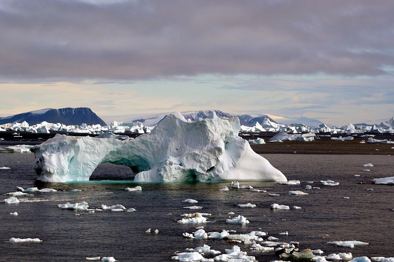 Icebergs in Cape York, Greenland