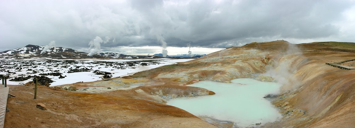 Krafla seen from Leirhnjúkur, Iceland