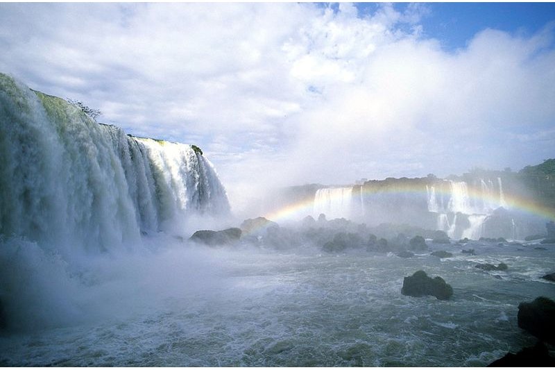 Iguaçu Falls, as seen from the base