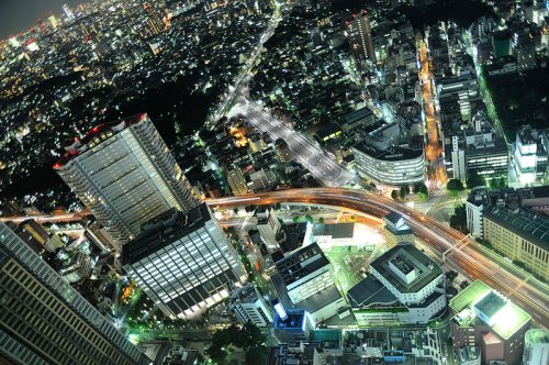 Ikebukuro at night, as seen from Sunshine 60