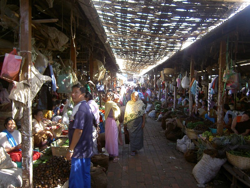 Imphal marketplace