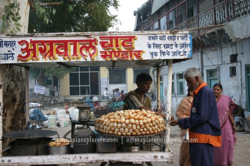 Indian roti seller