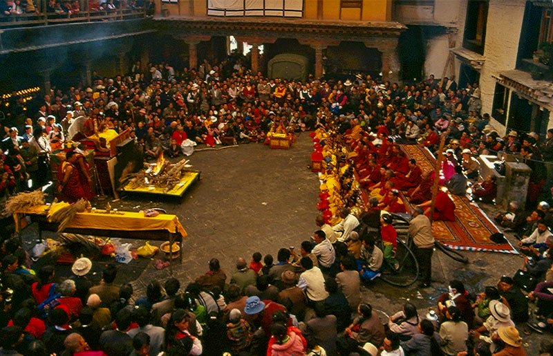 Inside Jokhang Temple, Lhasa