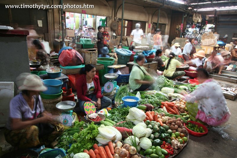 Inside the Old Market of Siem Reap