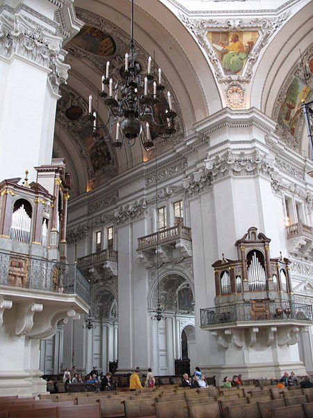 Inside Salzburg Cathedral