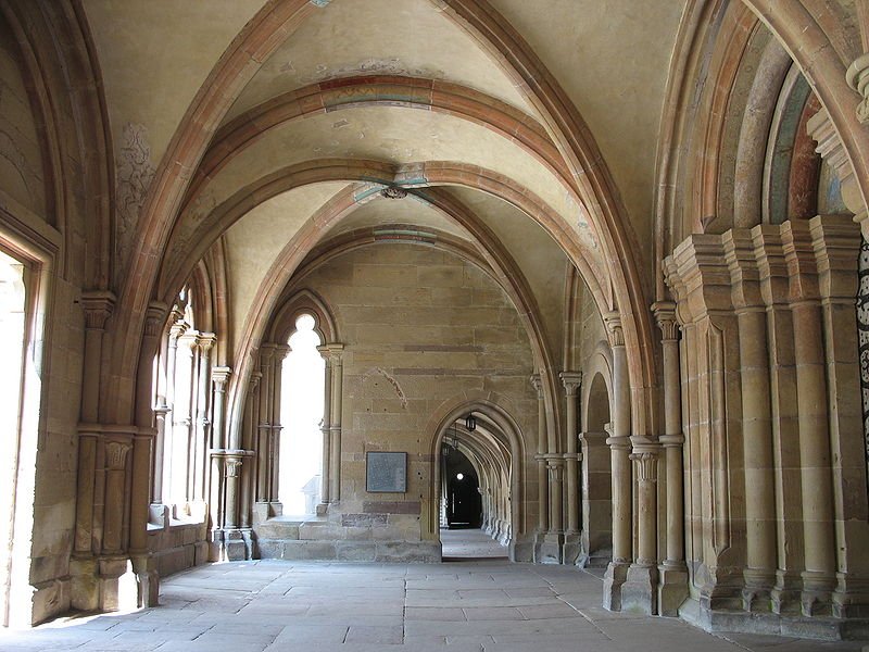Inside the Maulbronn Abbey church