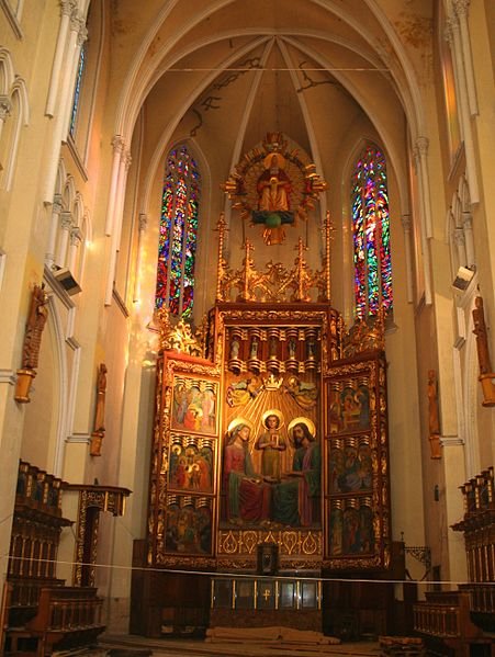 Interior of Częstochowa Cathedral, Poland