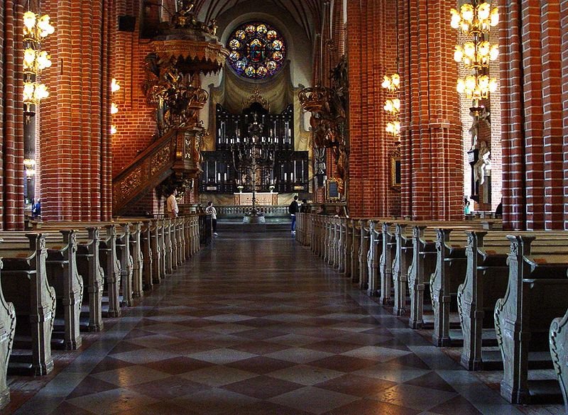 Interior of Storkyrkan, the Stockholm Cathedral