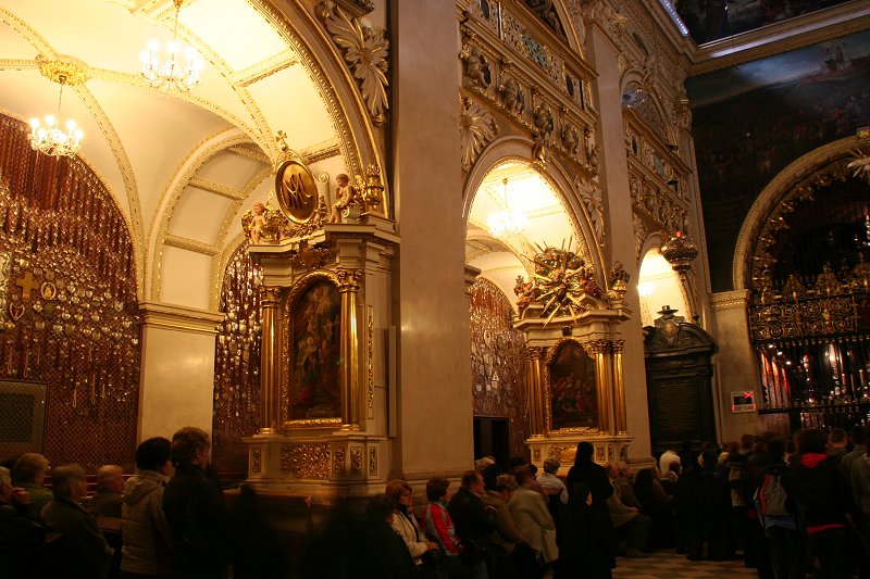 Interior of the basilica at Jasna Góra Monastery