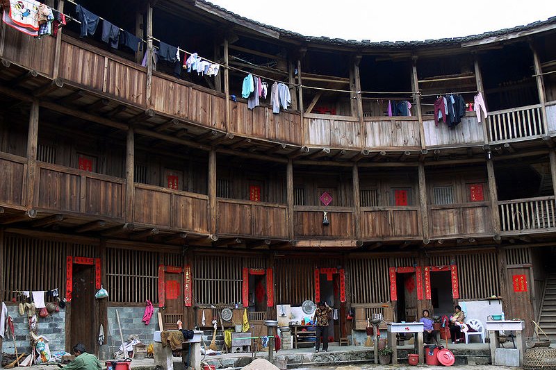 Interior of the Tulou