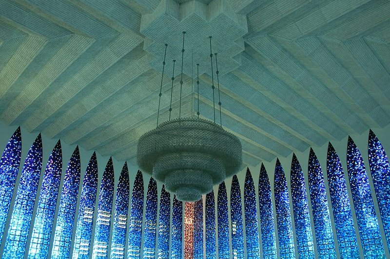 Interior of Santuário Dom Bosco, Brasília