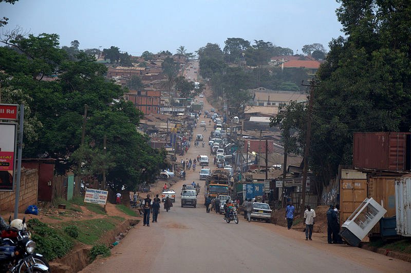 Street view of Kampala, Uganda