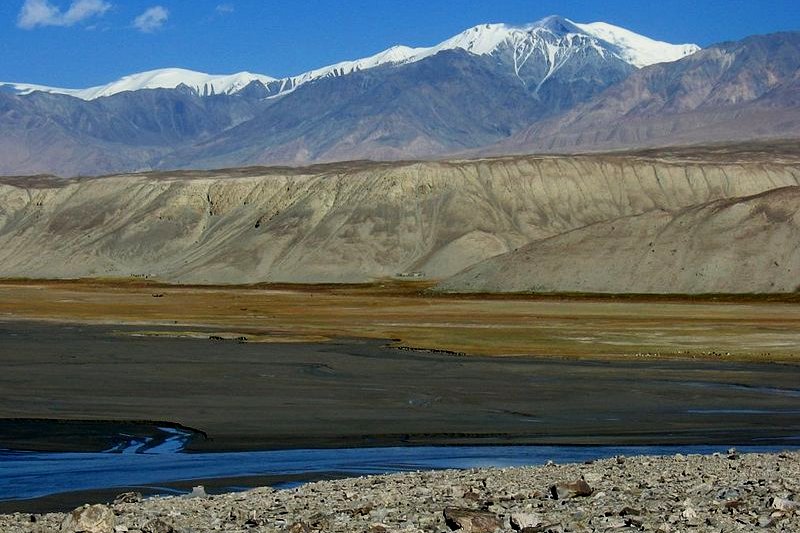 View from the Karakoram Highway, Xinjiang