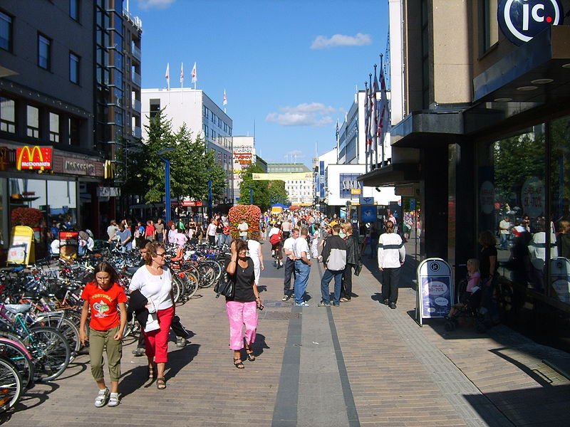Kauppakatu Street, Jyväskylä, Finland