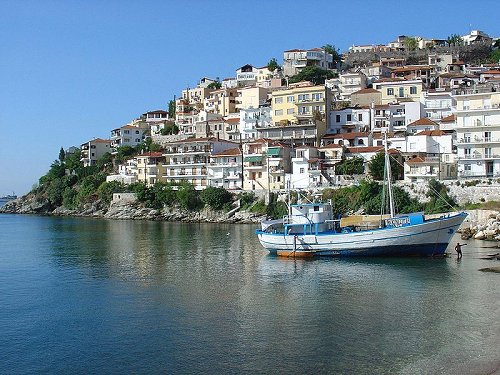 Waterfront view of Kavala