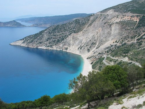 Kefalonia coast in the Ionian Islands, Greece