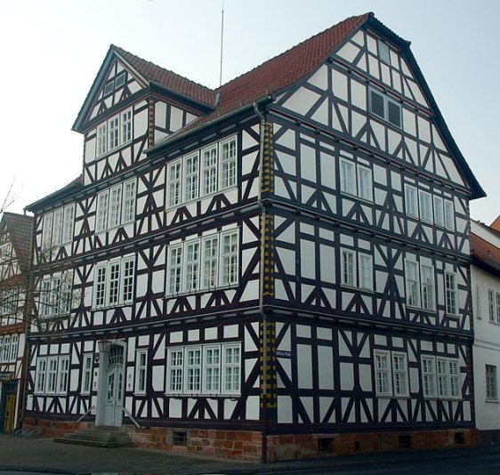 Kehr'sches Domänengut, a Baroque timberframe house from 1676 in Bad Hersfeld