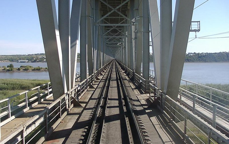Khabarovsk Bridge across the Amur River
