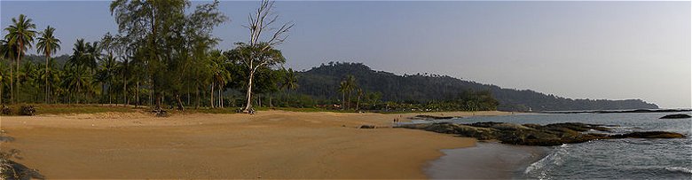 The beach at Khao Lak